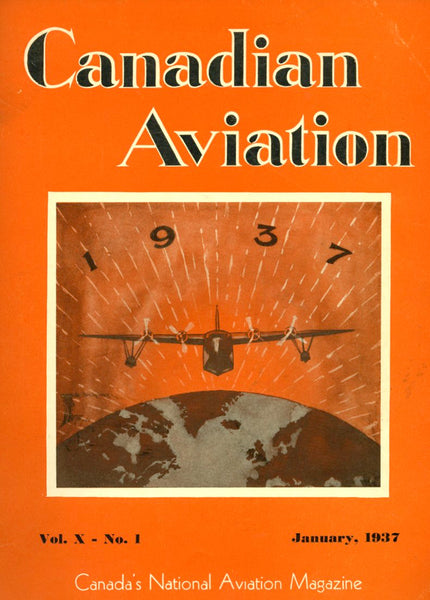 “Canadian Aviation” magazine January 1937